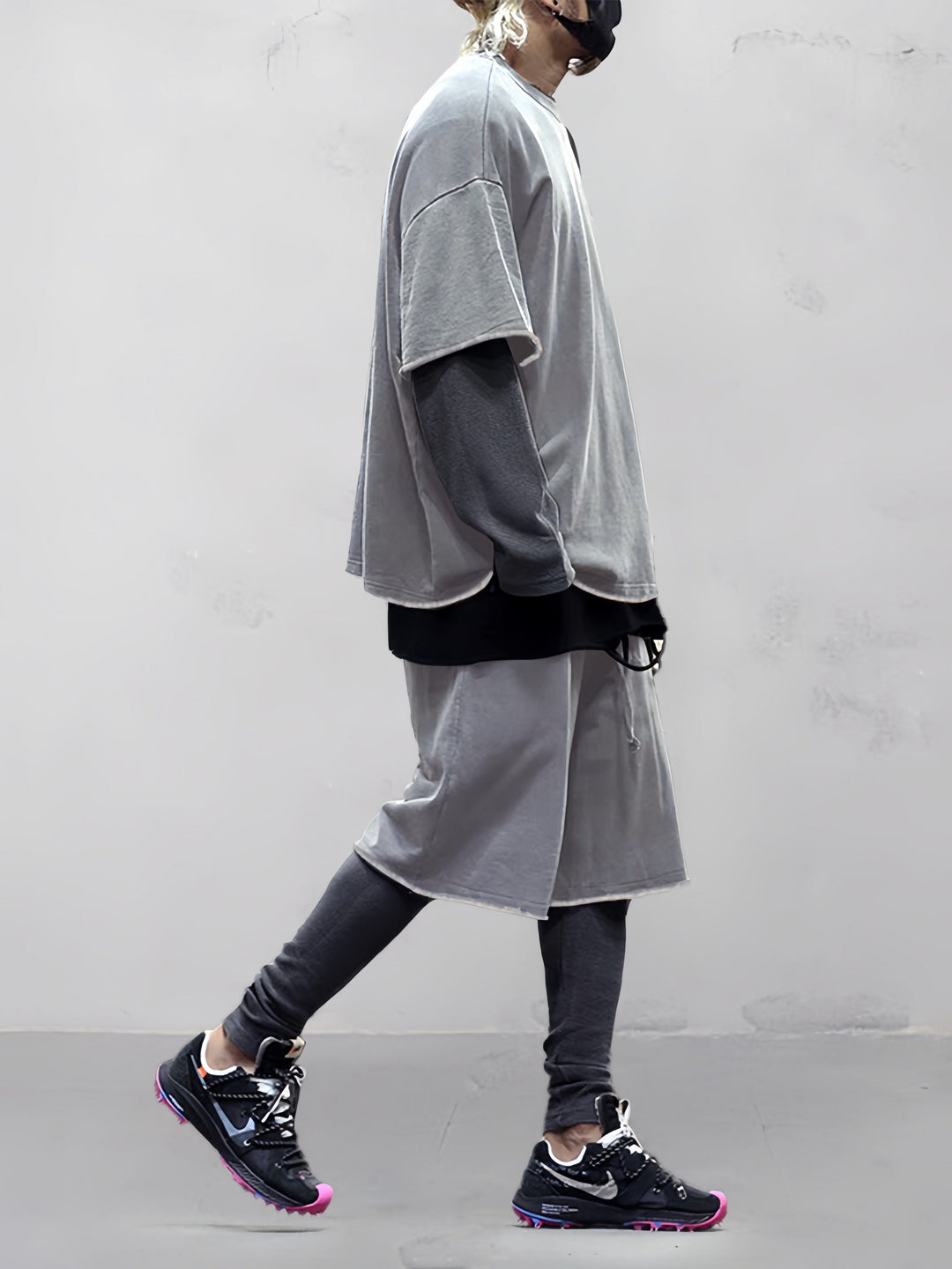 Mens Casual Sports Set Loose Fit