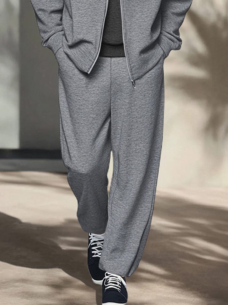 Mens Tracksuit Zip Jacket Set Athleisure Regular Fit