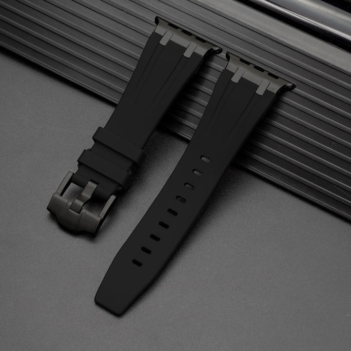 Unisex Apple Watch Strap Durable Rubber with Metal Buckle
