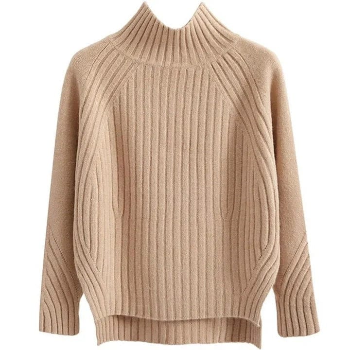Unisex Crew Neck Sweater Classic Fit Wool Blend