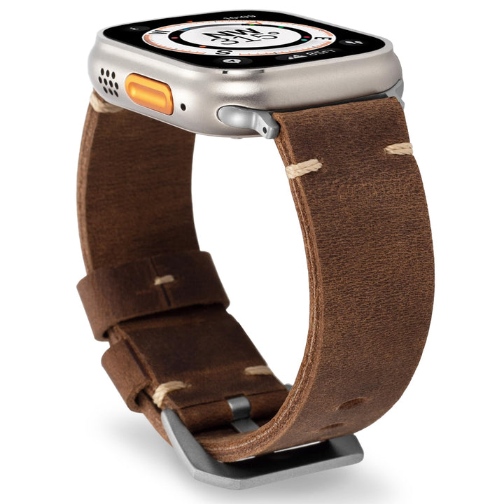 Unisex Apple Watch Band Genuine Leather Classic Fit