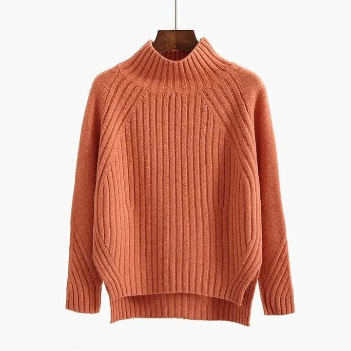 Unisex Crew Neck Sweater Classic Fit Wool Blend