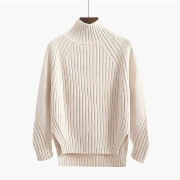Unisex Crew Neck Sweater Classic Fit Wool Blend - BritishMode