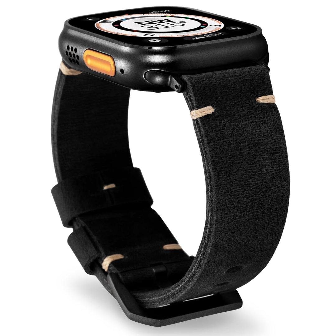 Unisex Apple Watch Band Genuine Leather Classic Fit