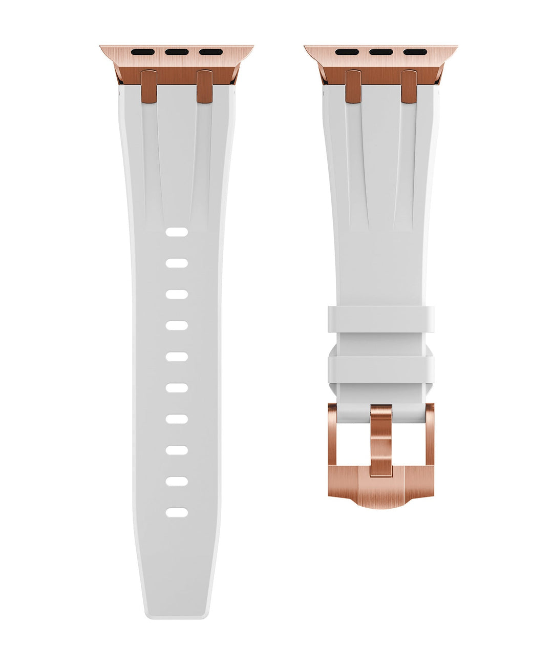 Unisex Apple Watch Strap Durable Rubber with Metal Buckle