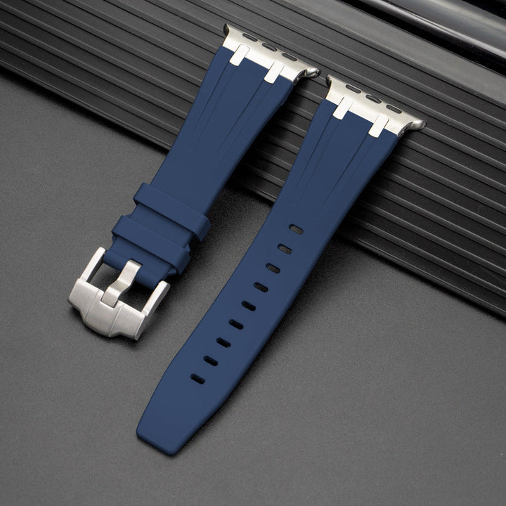 Unisex Apple Watch Strap Durable Rubber with Metal Buckle