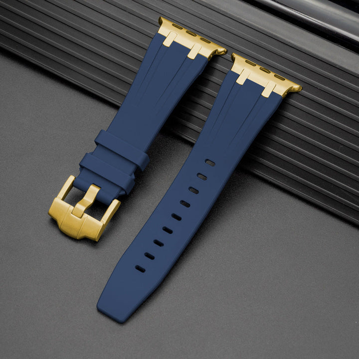 Unisex Apple Watch Strap Durable Rubber with Metal Buckle