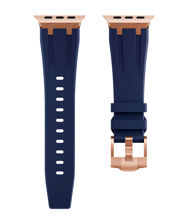 Unisex Apple Watch Strap Durable Rubber with Metal Buckle