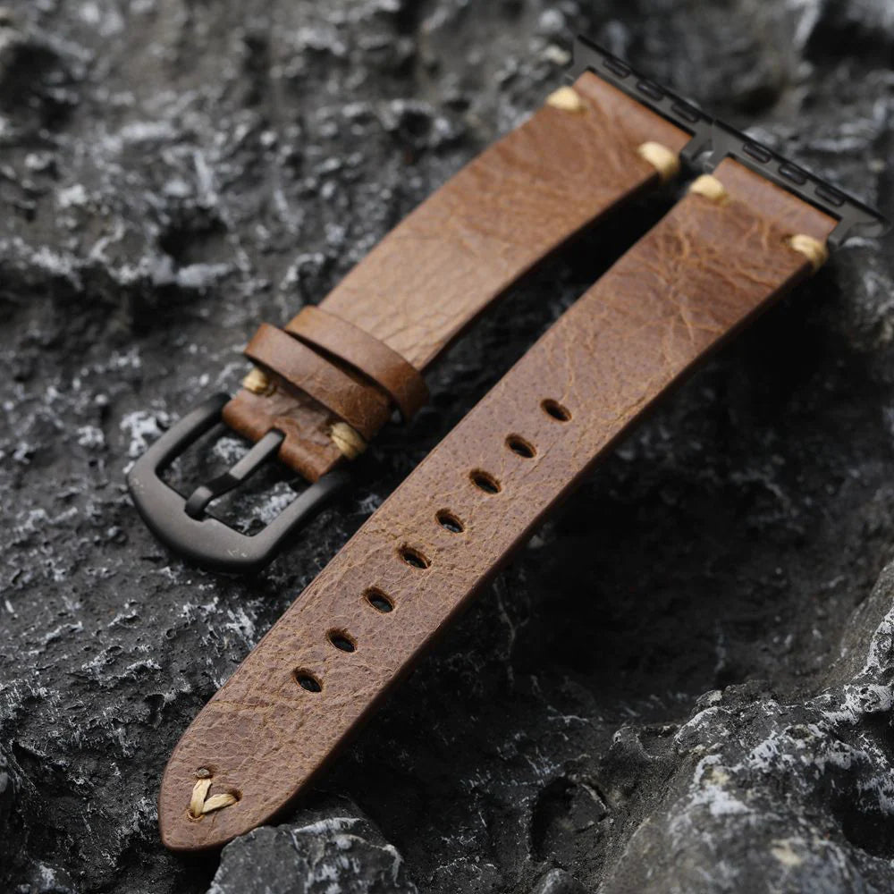 Unisex Leather Woven Belt Strap Durable