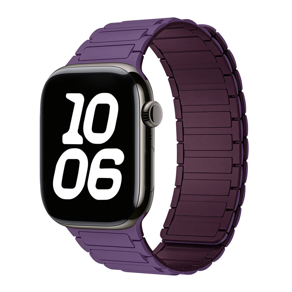 Unisex Apple Watch Band Flexible Soft Silicone Strap
