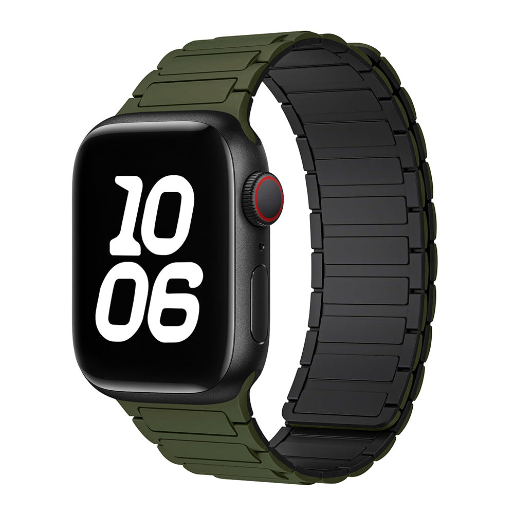 Unisex Apple Watch Band Flexible Soft Silicone Strap