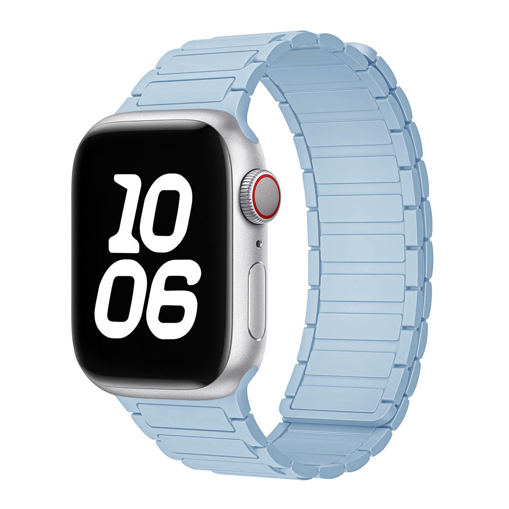 Unisex Apple Watch Band Flexible Soft Silicone Strap