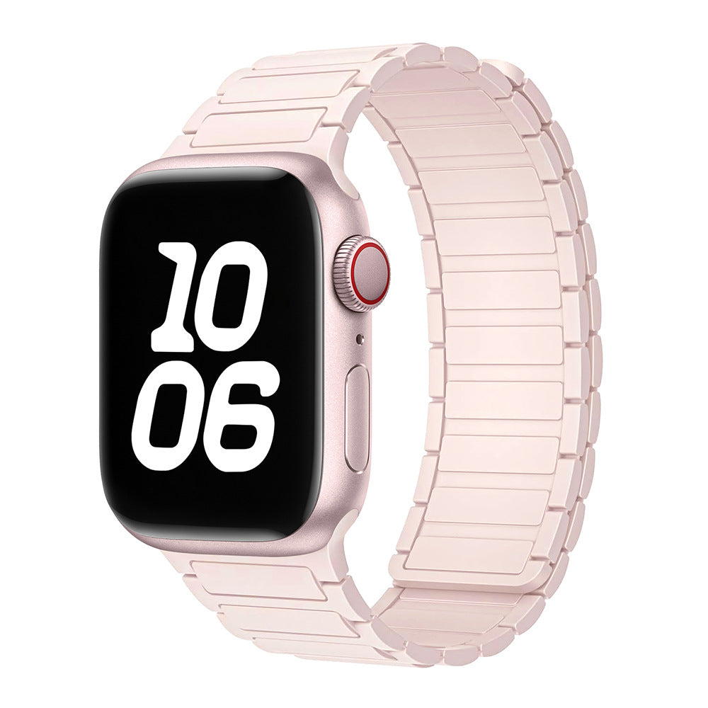 Unisex Apple Watch Band Flexible Soft Silicone Strap