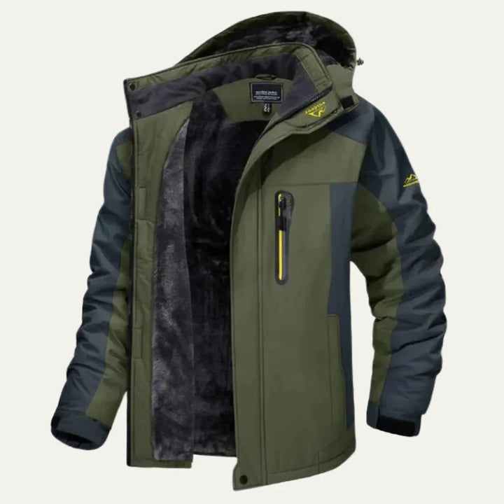 Mens Field Jacket Water-Resistant Windbreaker - BritishMode