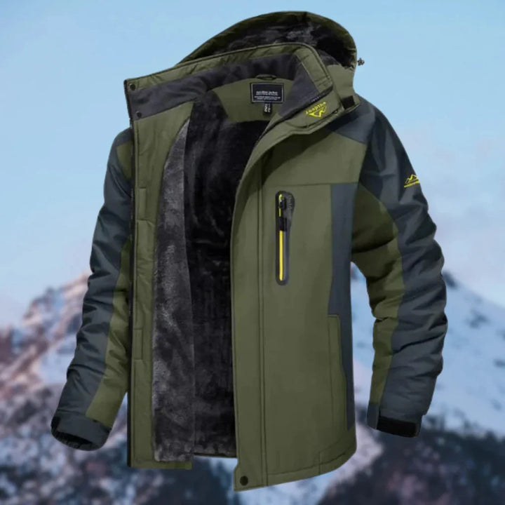 Mens Winter Jacket Water-Resistant Modern Casual Fit - BritishMode