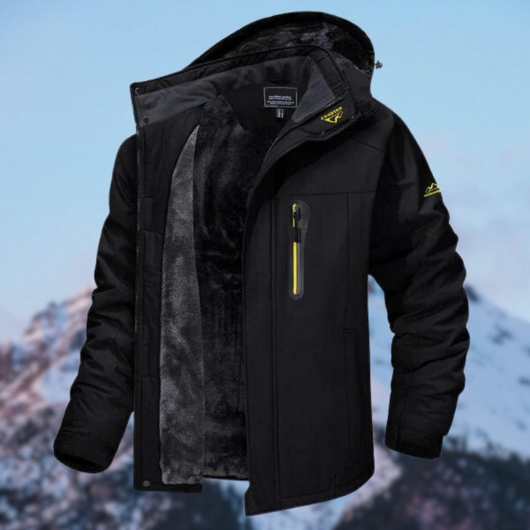 Mens Waterproof Winter Jacket Insulated Fit