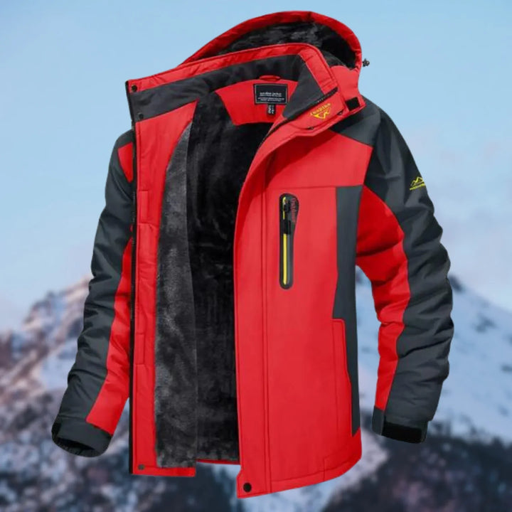 Mens Waterproof Winter Jacket Insulated Fit
