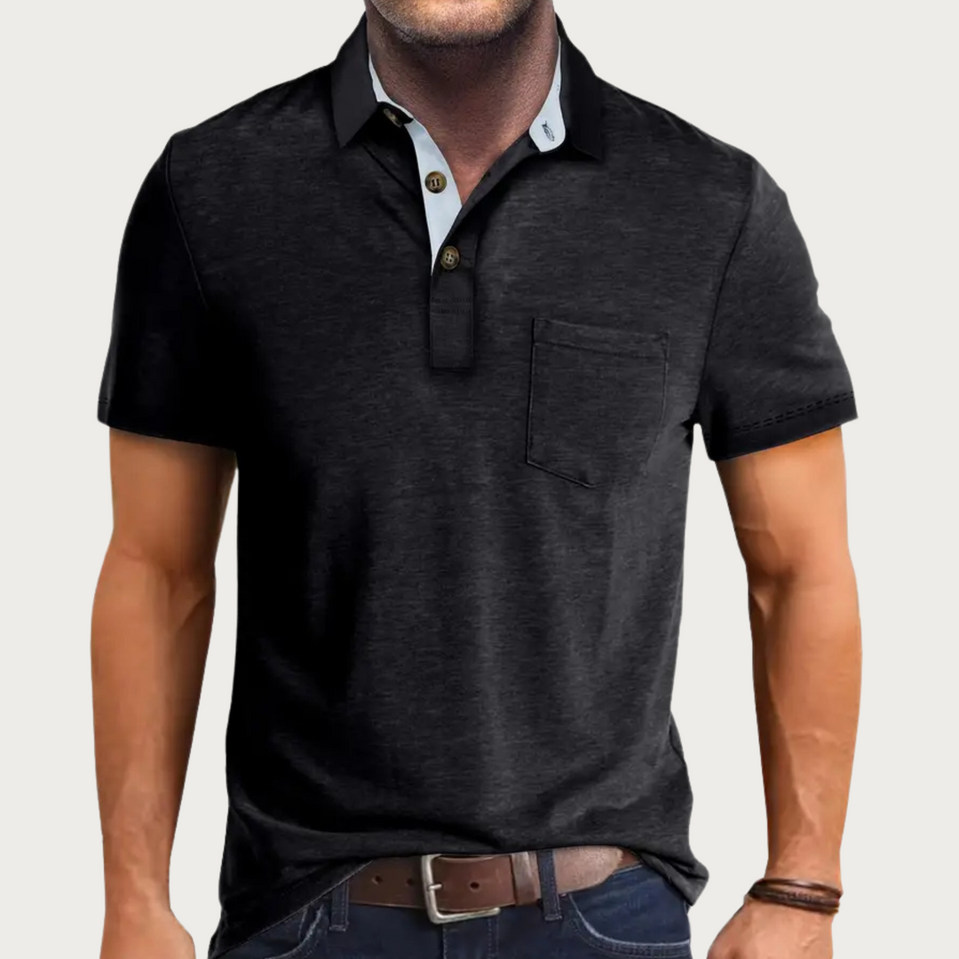 Mens Casual Polo Shirt Classic Fit