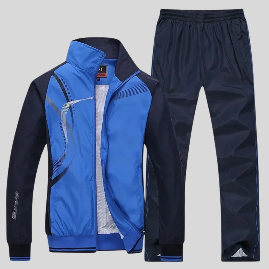 Unisex Athletic Fitness Set Breathable Stretch Fabric