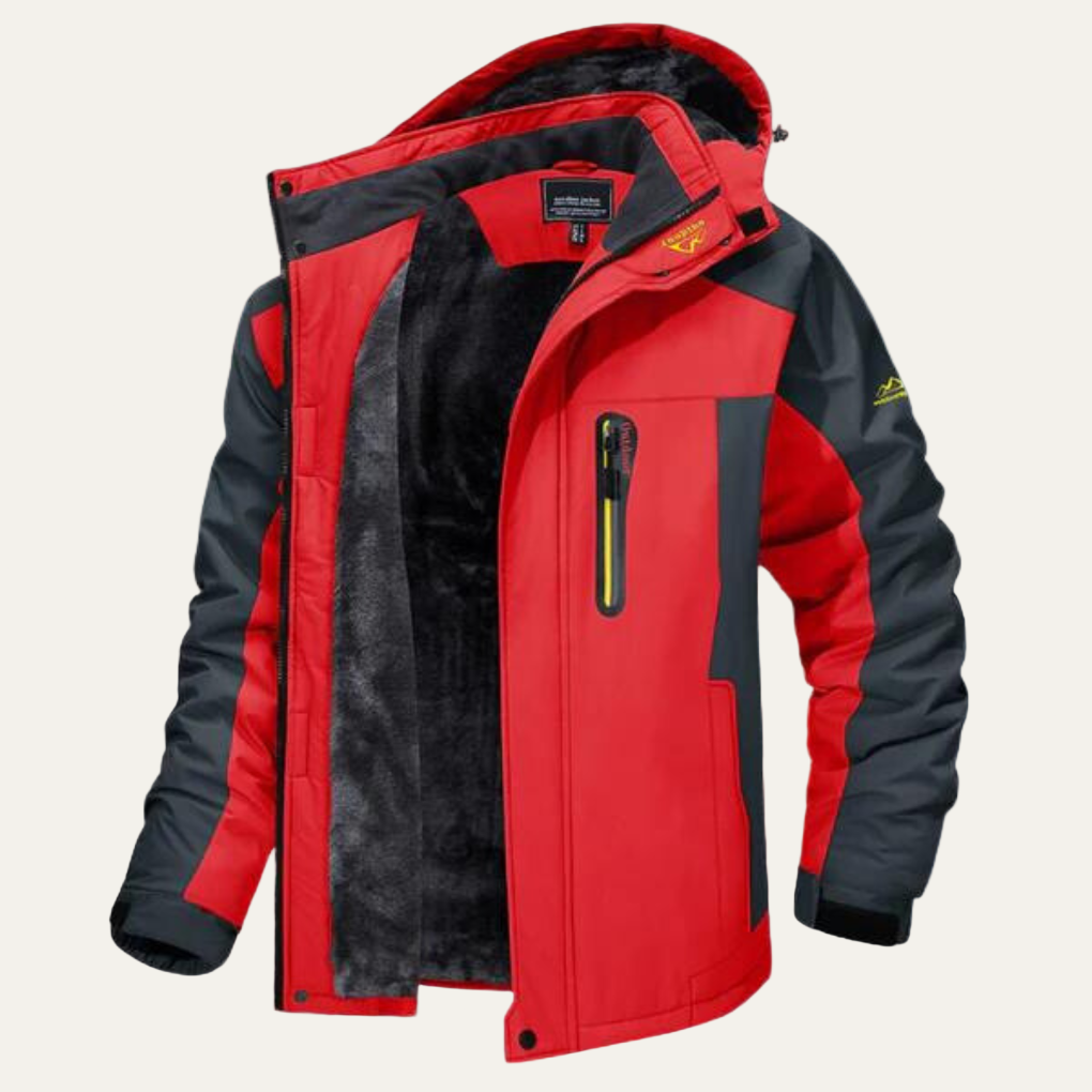 Mens Outdoor Jacket Insulated Fleece Lined Warm Fit