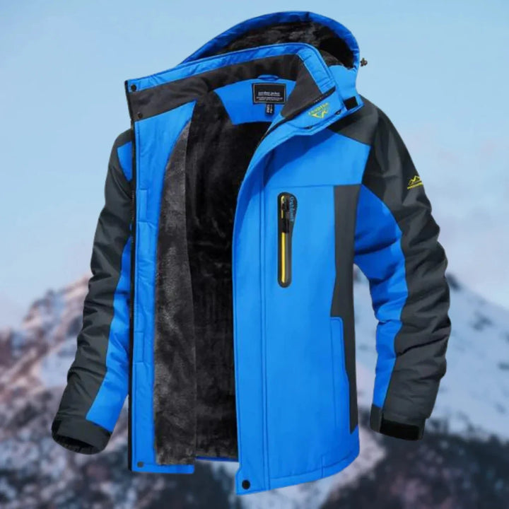 Mens Winter Jacket Water-Resistant Modern Casual Fit