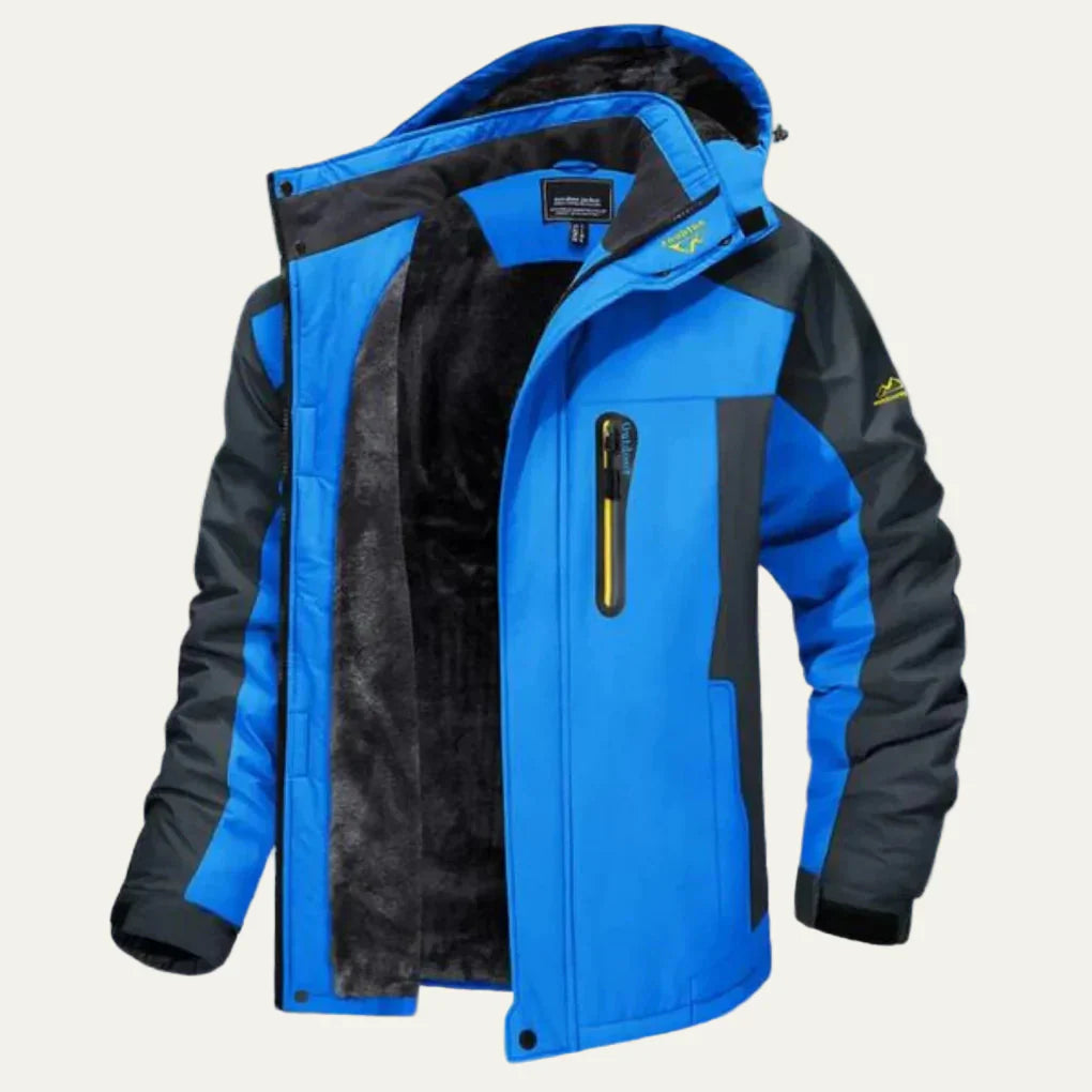 Mens Field Jacket Water-Resistant Windbreaker