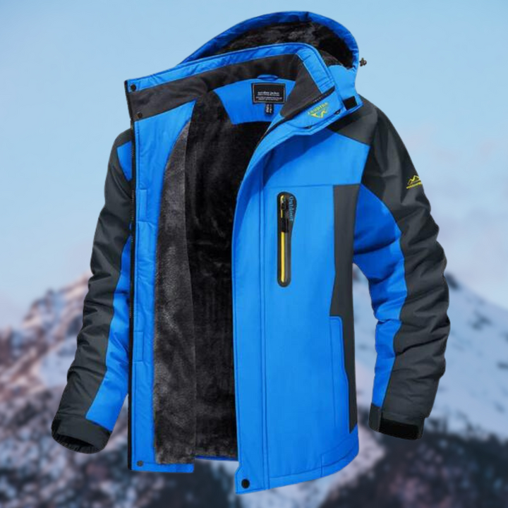 Mens Waterproof Winter Jacket Insulated Warm Fit