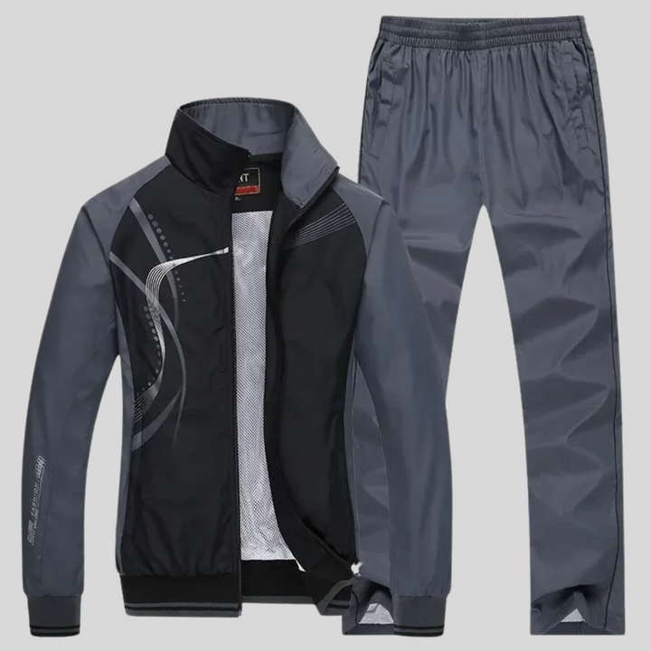 Unisex Athletic Fitness Set Breathable Stretch Fabric