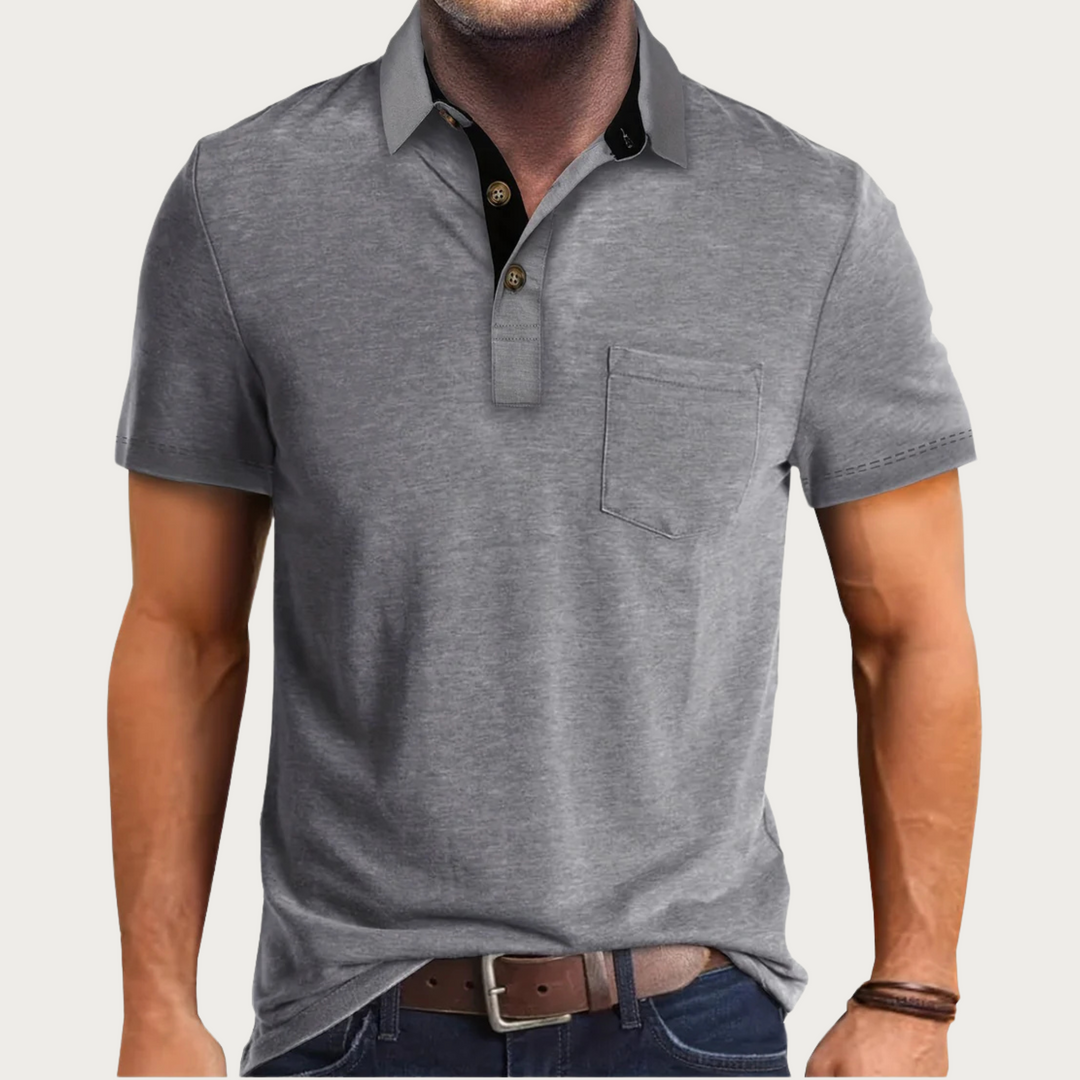 Mens Casual Polo Shirt Classic Fit