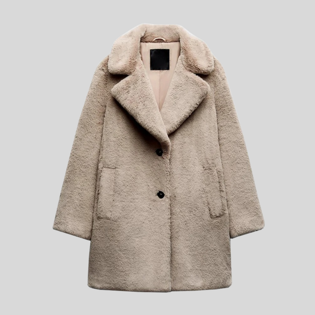 Womens Teddy Coat Classic Fit