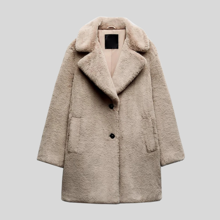 Womens Teddy Coat Classic Fit