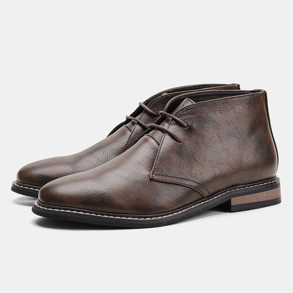 Mens Leather Boots Classic Style - BritishMode