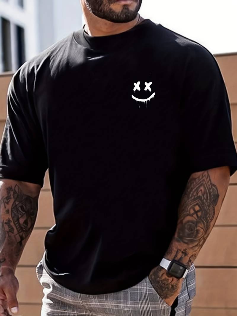 Unisex Crew Neck T-Shirt Cotton Graphic Print - BritishMode