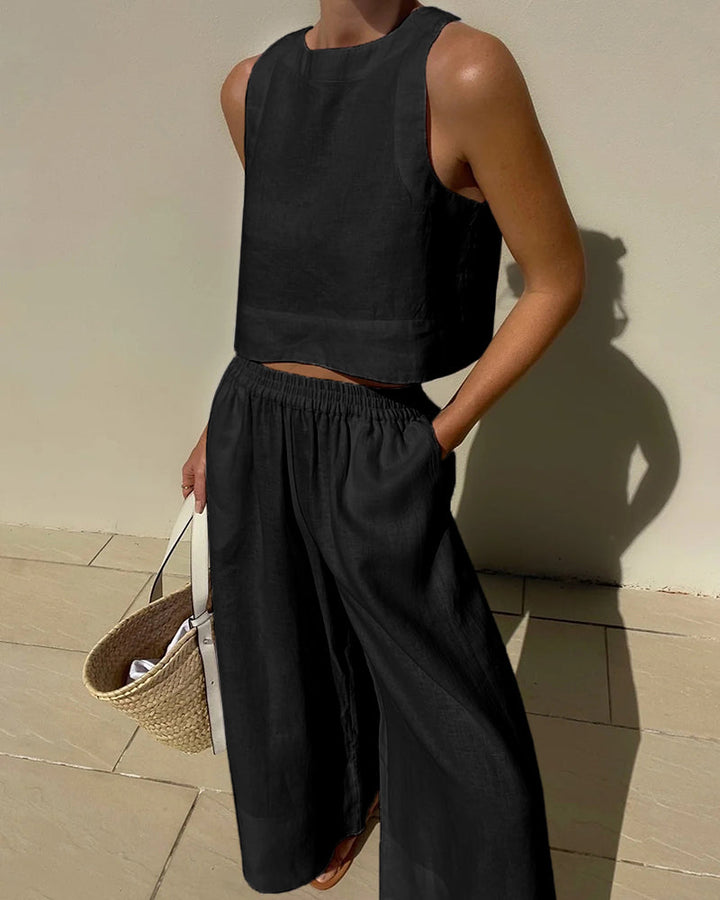 Womens Two-Piece Outfit Lightweight Relaxed Fit