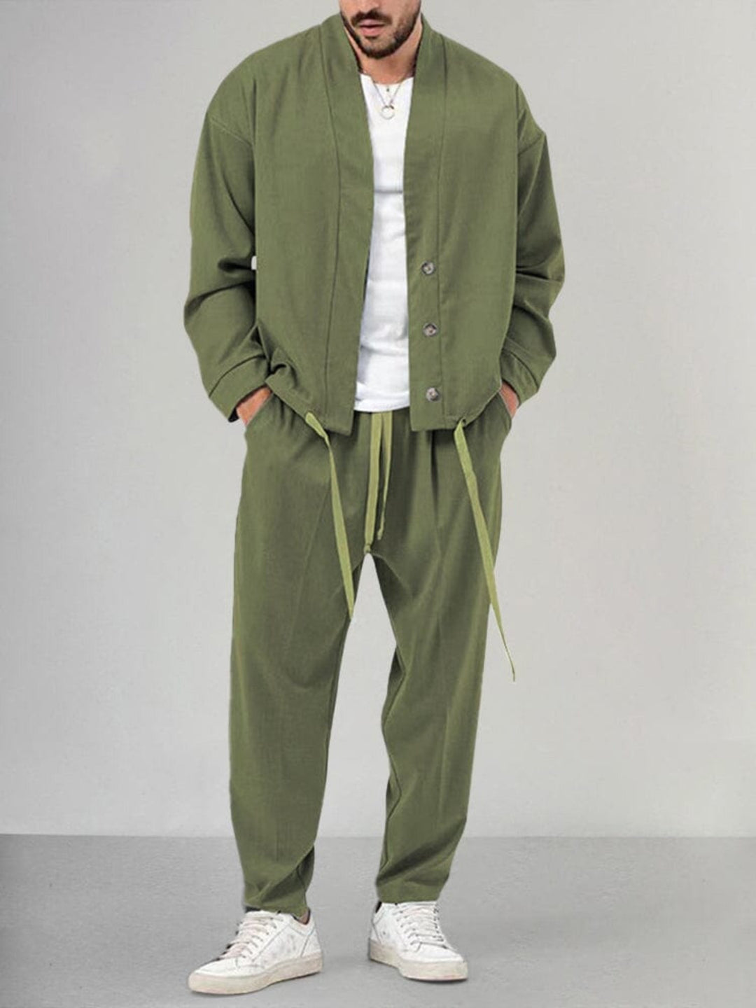 Mens Winter Outfit Set Cozy Fit