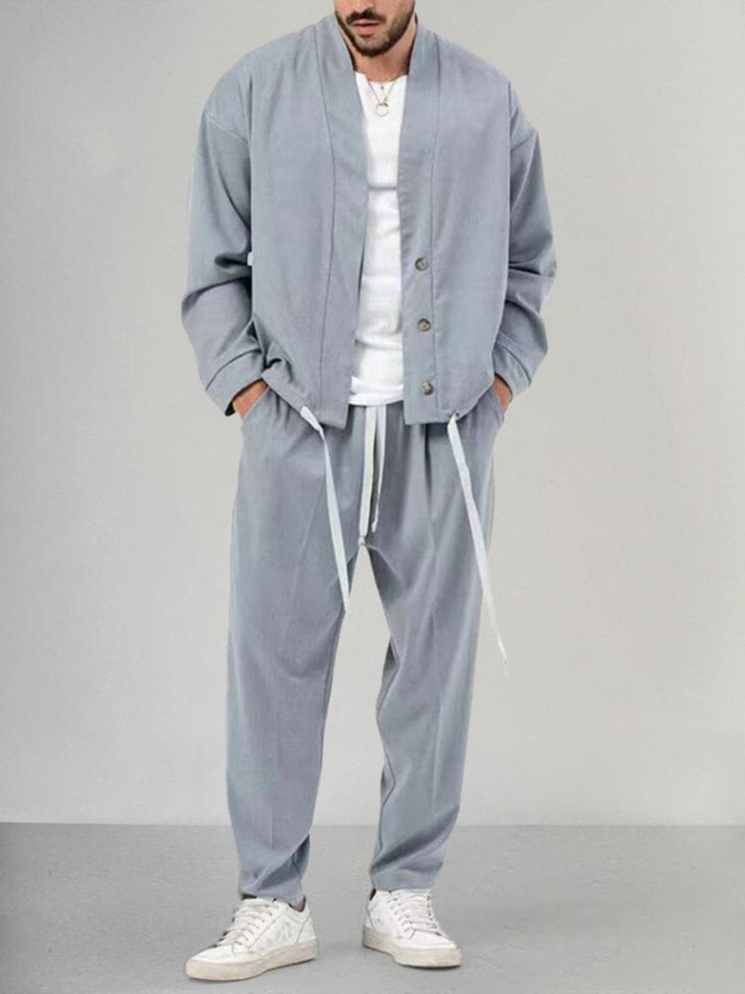 Mens Winter Outfit Set Cozy Fit