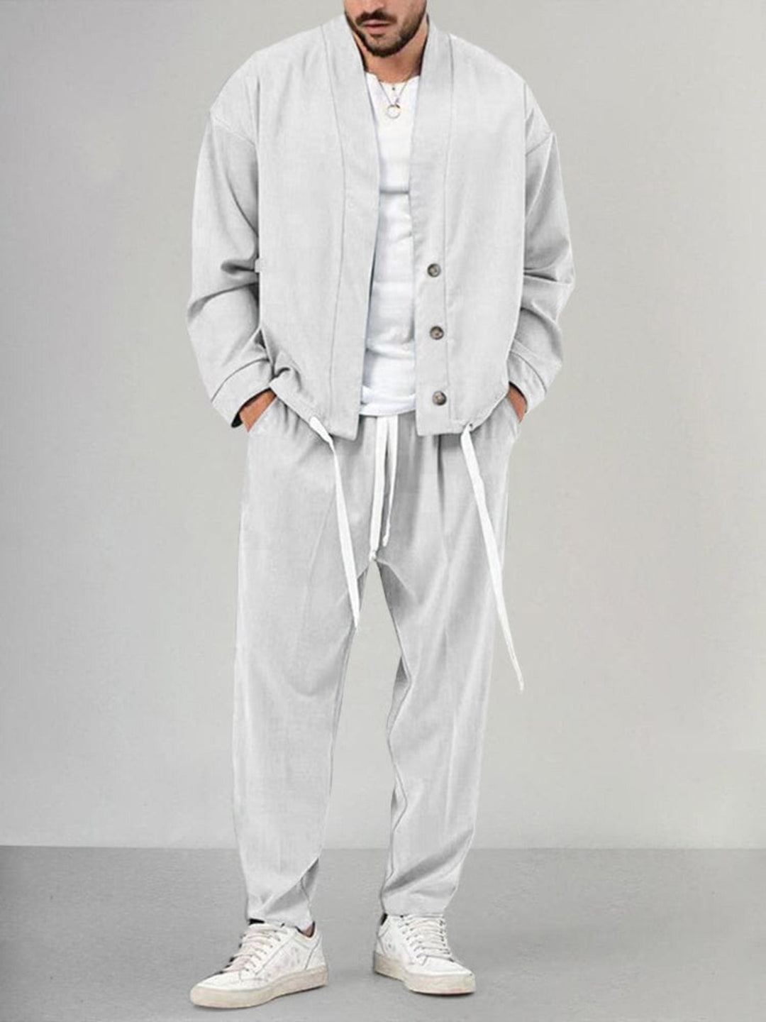 Mens Winter Outfit Set Cozy Fit
