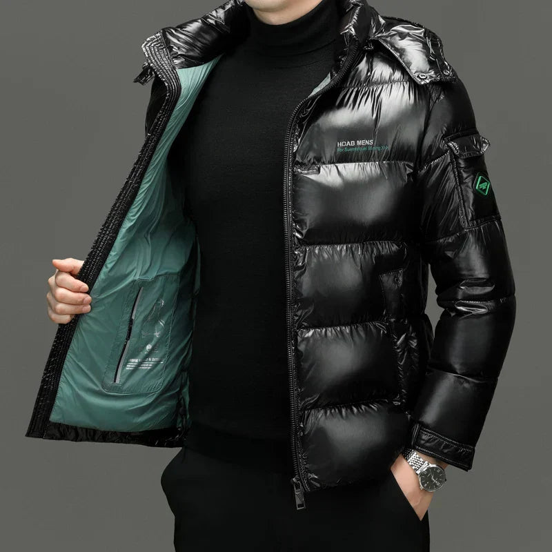 Mens Winter Jacket with Insulation Elegant Fit