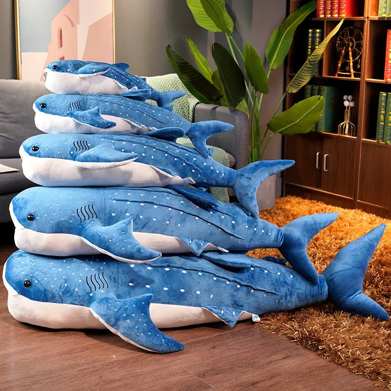 Kids Plush Shark Stuffed Animal Soft Cuddly Toy - BritishMode