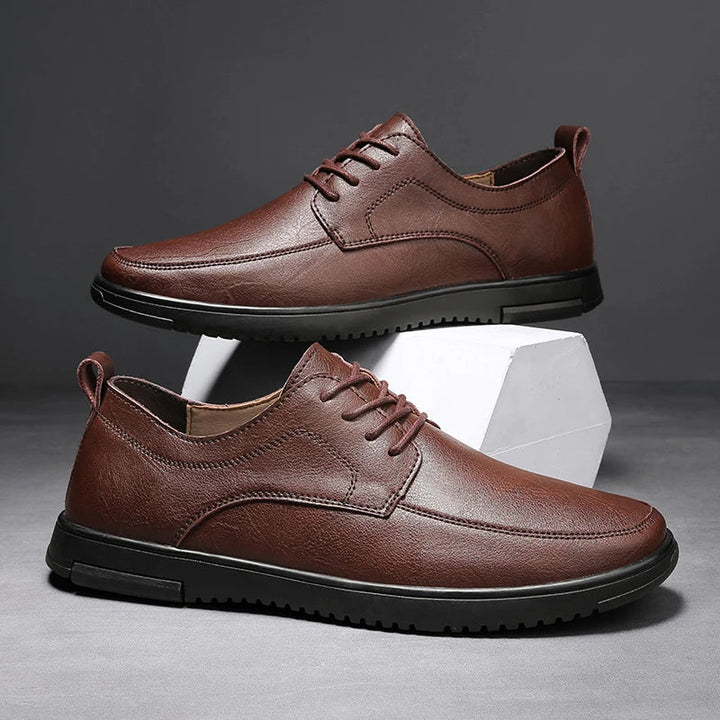 Mens Oxford Shoes Genuine Leather Classic Fit