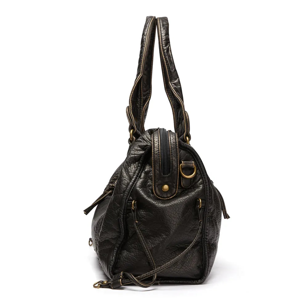 Womens Handbag Leather Structured Style