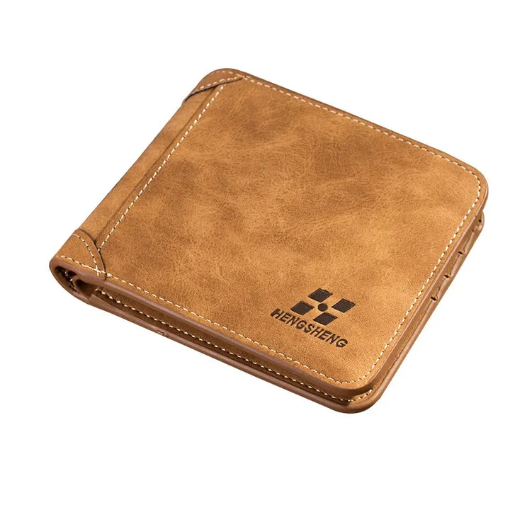 Mens Leather Money Wallet Classic Style