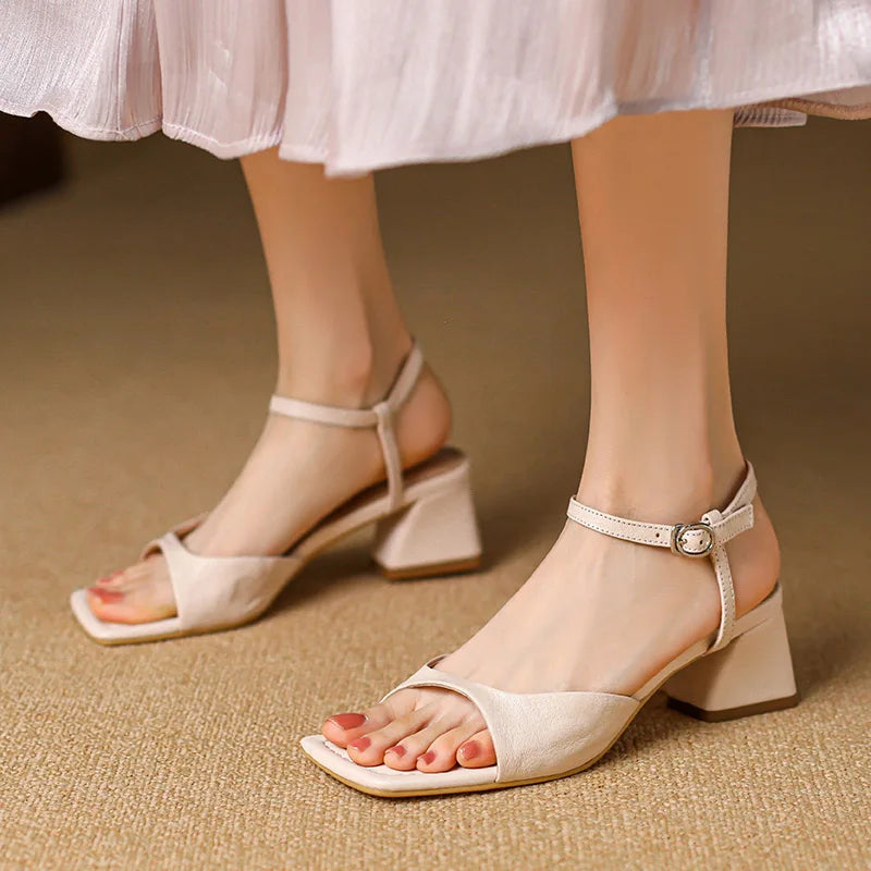 Womens Genuine Leather Sandals Comfortable Fit