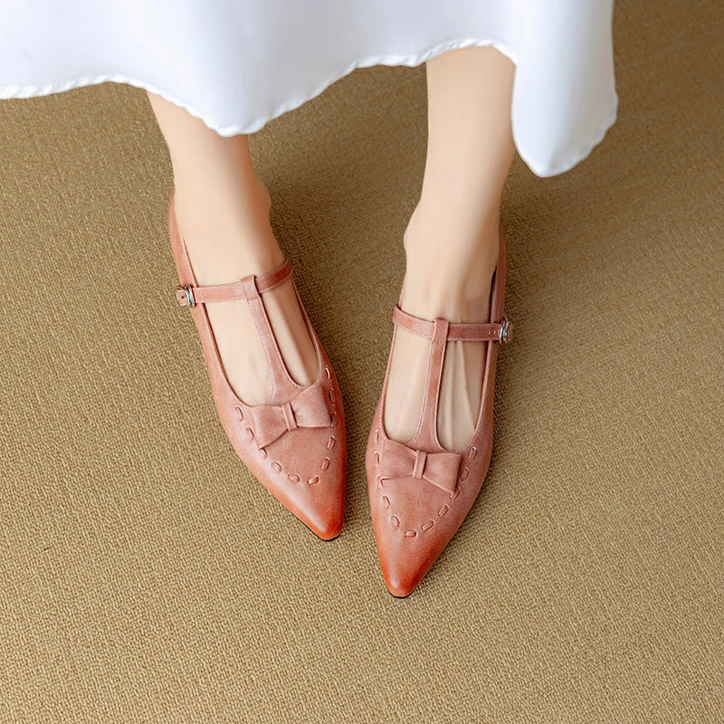 Womens Pumps Genuine Leather Classic Fit