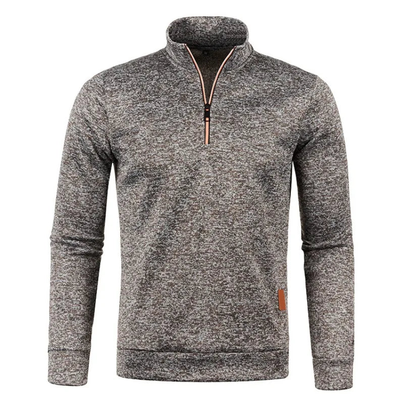 Mens Fleece Pullover Jacket Warm Fit