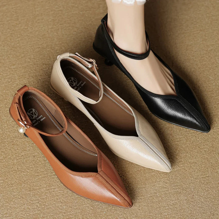 Womens Heels Genuine Leather Classic Fit