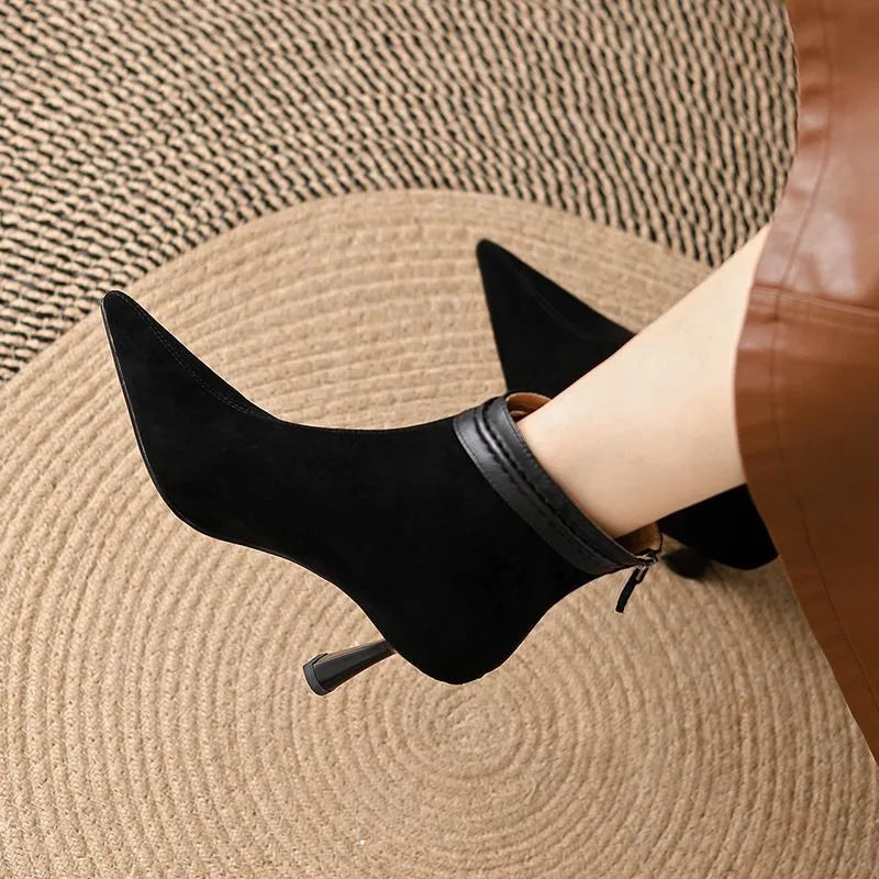 Womens Ankle Boots Leather Classic Fit