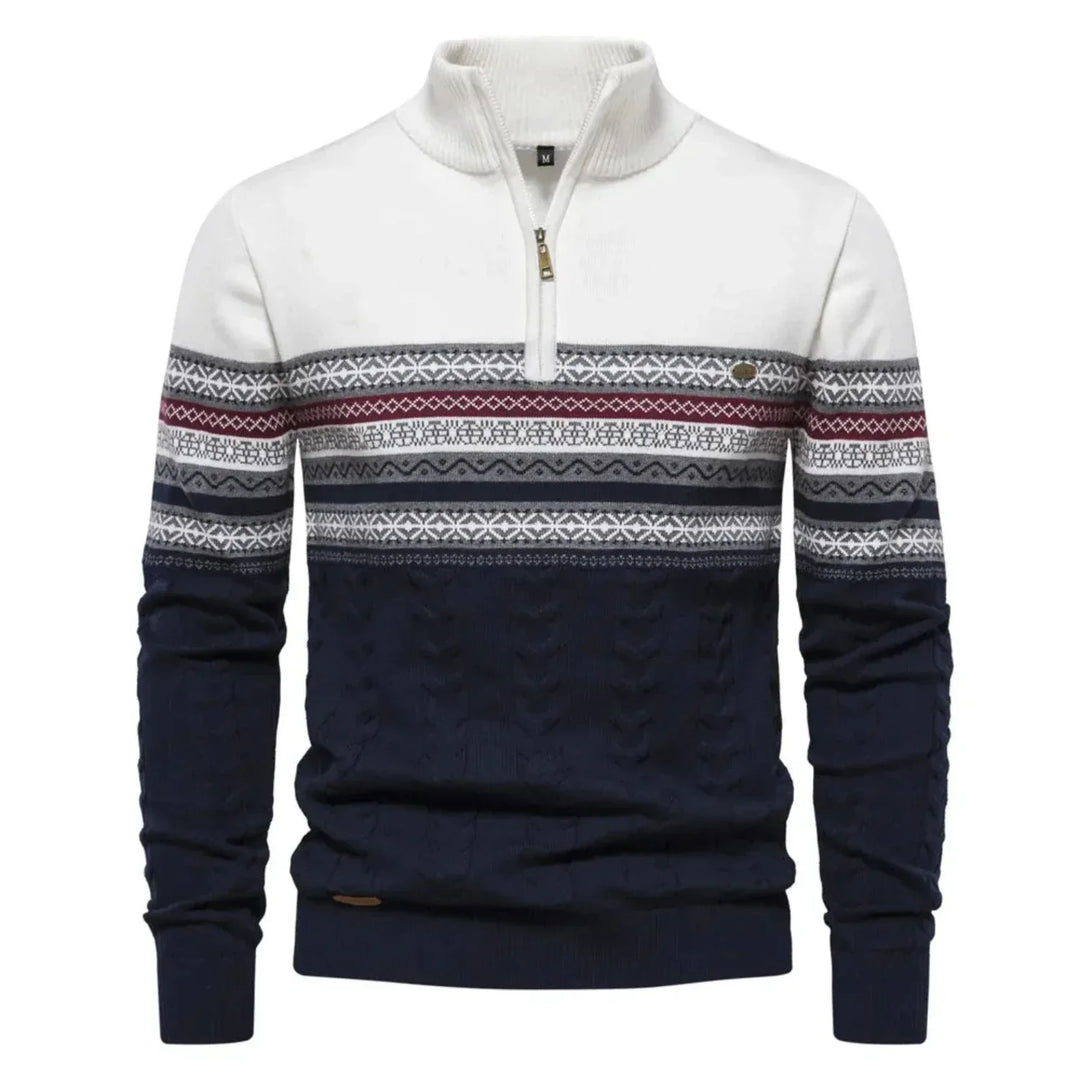 Mens Winter Sweater Wool Blend Regular Fit - BritishMode