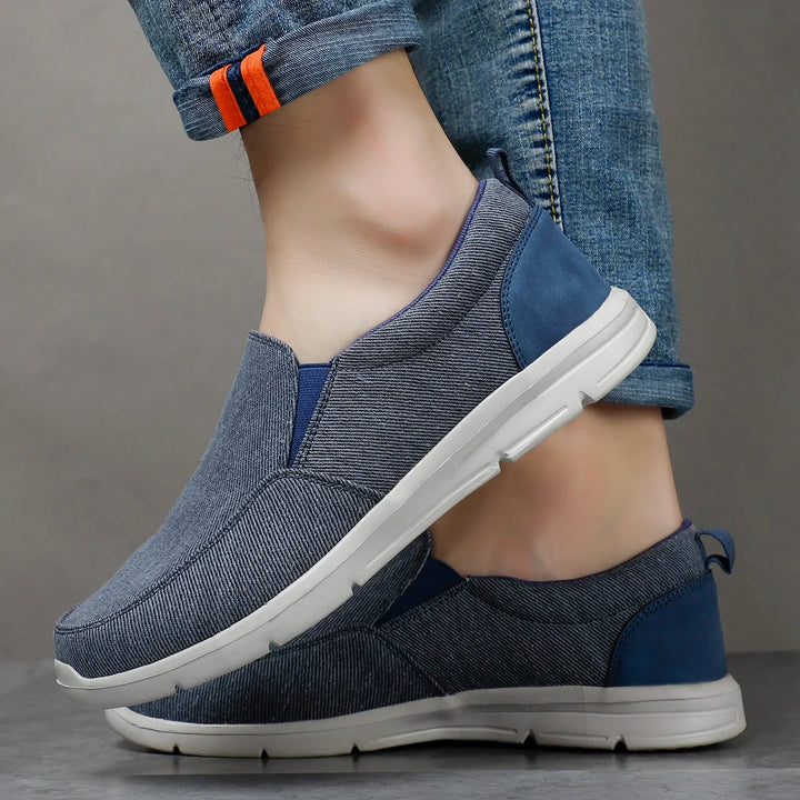 Unisex Loafers Breathable Canvas Slip-On