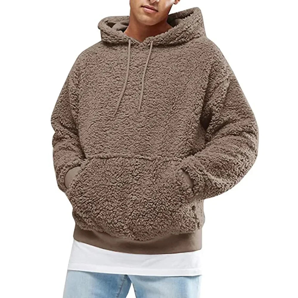 Mens Hooded Sweatshirt Comfortable Urban Vintage Style - BritishMode